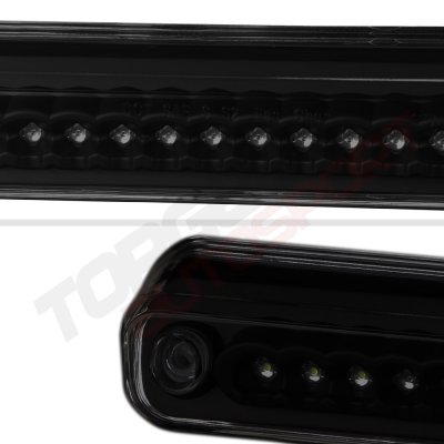 GMC Sierra 1988-1998 Black Smoked Full LED Third Brake Light Cargo Light