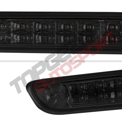 Chevy Silverado 3500HD 2007-2014 Smoked Full LED Third Brake Light Cargo Light
