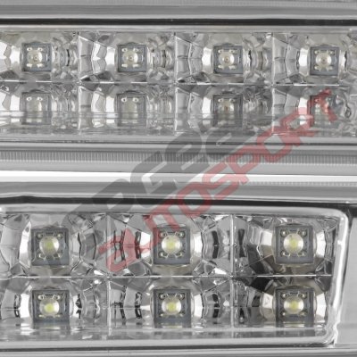 Chevy Silverado 3500HD 2007-2014 Clear Full LED Third Brake Light Cargo Light
