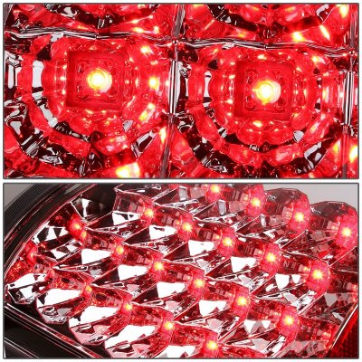Dodge Ram 2007-2008 Chrome LED Tail Lights