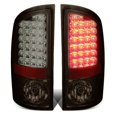 Dodge Ram 2007-2008 Smoked LED Tail Lights