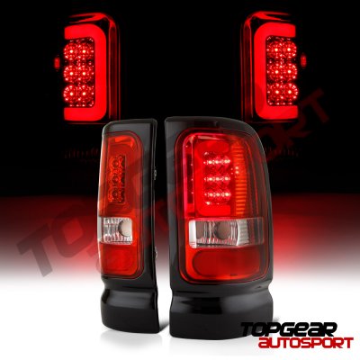 Dodge Ram 2500 1994-2002 LED Tail Lights Red Tube