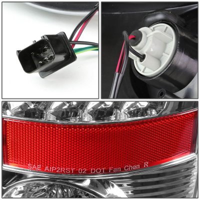 Dodge Ram 2500 2003-2006 Chrome LED Tail Lights
