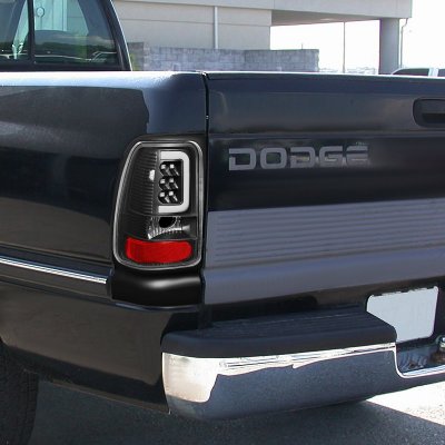 Dodge Ram 1994-2001 Black LED Tail Lights Tube