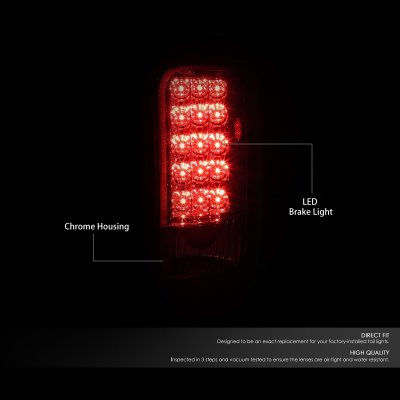 Dodge Ram 1994-2001 Chrome LED Tail Lights