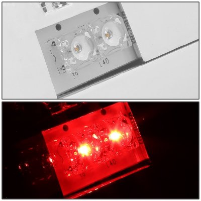 Dodge Ram 1994-2001 Chrome LED Tail Lights