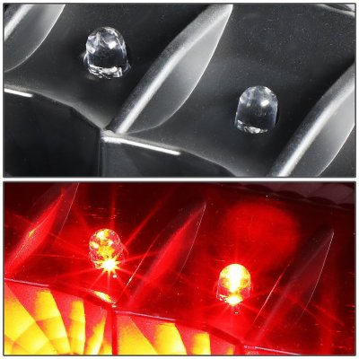 Ford F250 Super Duty 1999-2007 Black LED Tail Lights Tube