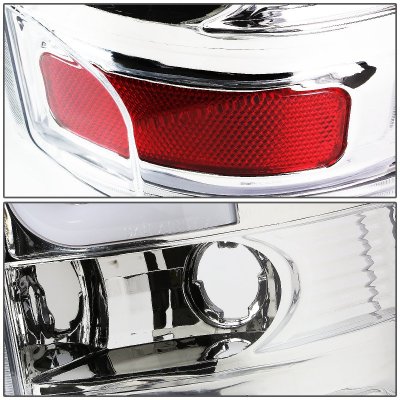Chevy Suburban 2000-2006 Chrome LED Tail Lights Tube