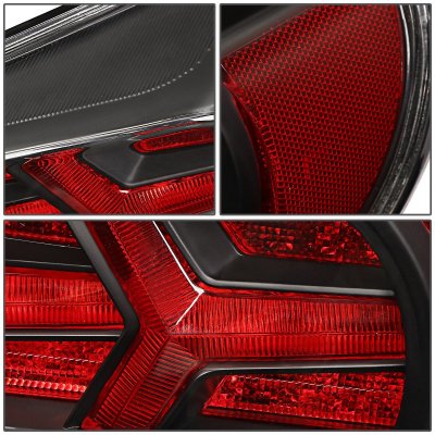 Scion FRS FT86 2013-2017 Black LED Tail Lights