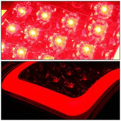 Chevy Silverado 1500HD 2001-2002 Red LED Tail Lights Tube