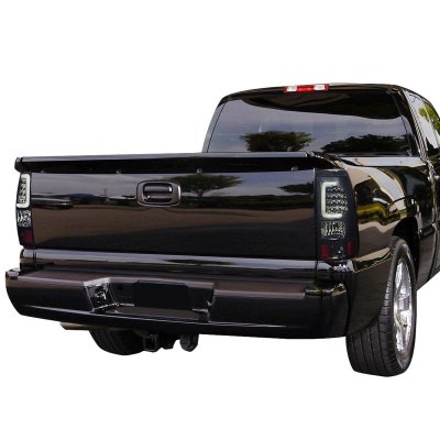 Chevy Silverado 2500 2003-2004 Smoked LED Tail Lights Tube