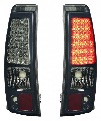 Chevy Silverado 1500HD 2003-2006 Smoked LED Tail Lights