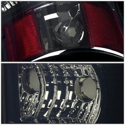 Chevy Silverado 1500HD 2003-2006 Smoked LED Tail Lights