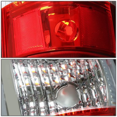 Chevy Silverado 2003-2006 LED Tail Lights Red Tube