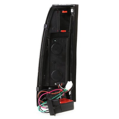 Cadillac Escalade 1999-2000 Black Smoked LED Tail Lights Tube