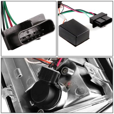 Chevy Silverado 1988-1998 Chrome LED Tail Lights Tube