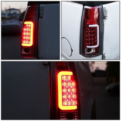 Chevy Tahoe 1995-1999 Red LED Tail Lights Tube