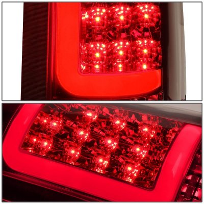 GMC Sierra 1988-1998 Red LED Tail Lights Tube