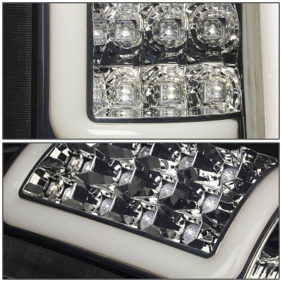 Chevy Blazer Full Size 1992-1994 Smoked LED Tail Lights Tube