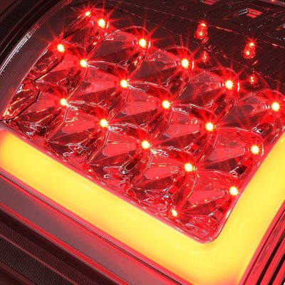 Dodge Ram 3500 2010-2018 Smoked LED Tail Lights N2