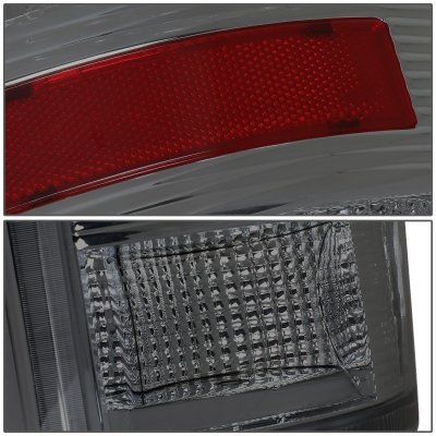 Dodge Ram 3500 2010-2018 Smoked LED Tail Lights N2