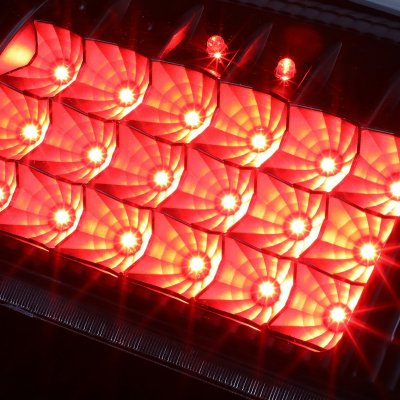 Ford F450 Super Duty 2008-2016 Black LED Tail Lights