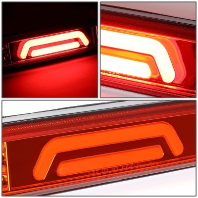 Ford F550 Super Duty 1999-2016 Red Tube LED Third Brake Light Cargo Light