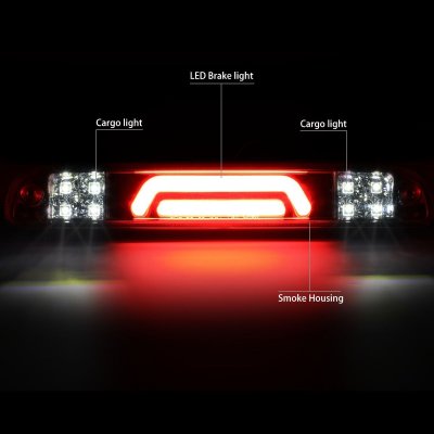 Ford F450 Super Duty 1999-2016 Smoked Tube LED Third Brake Light Cargo Light
