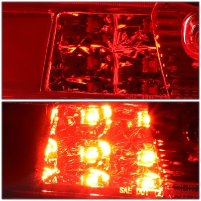 Chevy Silverado 3500HD 2015-2019 Red Tube LED Third Brake Light Cargo Light