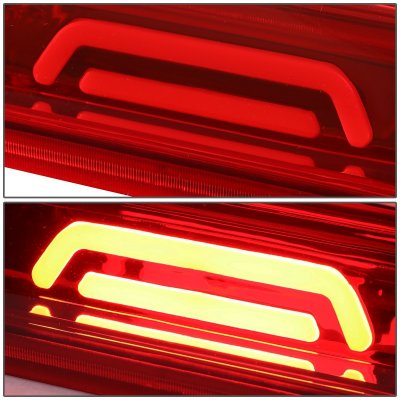 GMC Sierra 2014-2017 Red Tube LED Third Brake Light Cargo Light