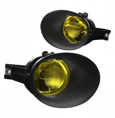 Dodge Ram 3500 2003-2009 Yellow Fog Lights with Bezel