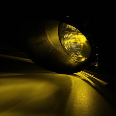 Dodge Ram 3500 2003-2009 Yellow Fog Lights with Bezel