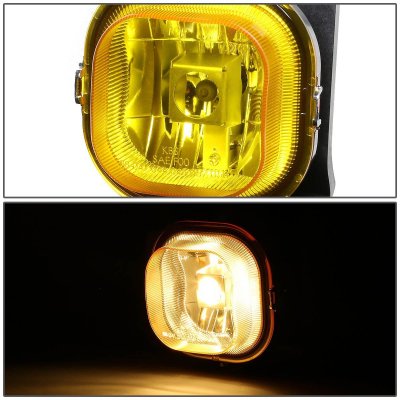 Ford F350 Super Duty 1999-2004 Yellow Fog Lights Kit