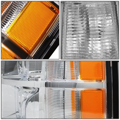 Chevy Silverado 3500HD 2007-2014 LED DRL Projector Headlights