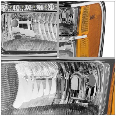 GMC Sierra 2500HD 2007-2014 Headlights LED DRL