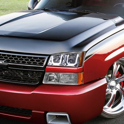 Chevy Silverado 2003-2006 LED DRL Headlights Bumper Lights