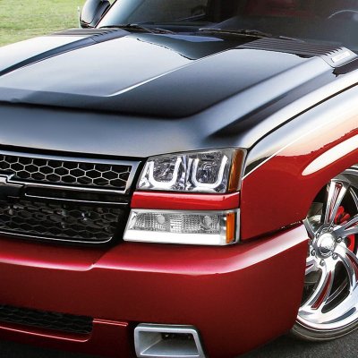 Chevy Silverado 2003-2006 LED DRL Headlights Tube Bumper Lights