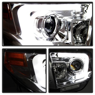 Toyota Tundra 2014-2017 LED DRL Projector Headlights
