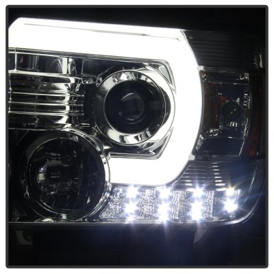 GMC Sierra 2014-2015 LED DRL Projector Headlights