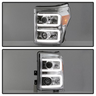 Ford F350 Super Duty 2011-2016 LED DRL Projector Headlights