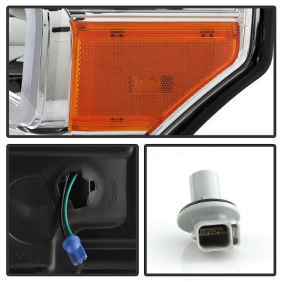 Ford F450 Super Duty 2011-2016 LED DRL Projector Headlights