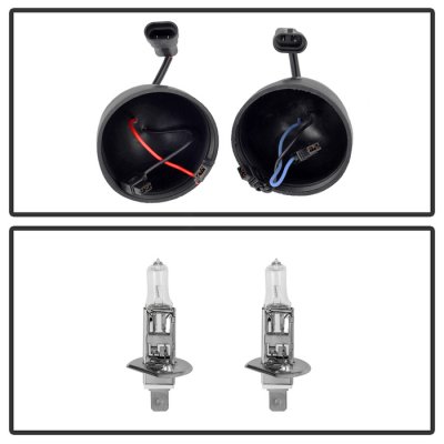 Chevy Tahoe 2007-2014 Black Halo Projector Headlights LED