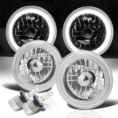 Chevy Suburban 1967-1973 Halo Tube LED Headlights Kit