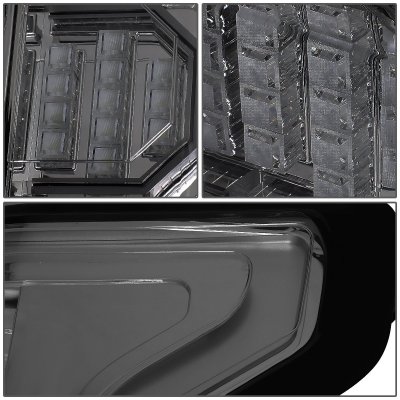 Ford F150 2015-2017 Smoked LED Tail Lights Outline