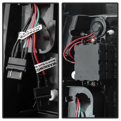 Chevy Silverado 2003-2006 Tinted Tube LED Tail Lights