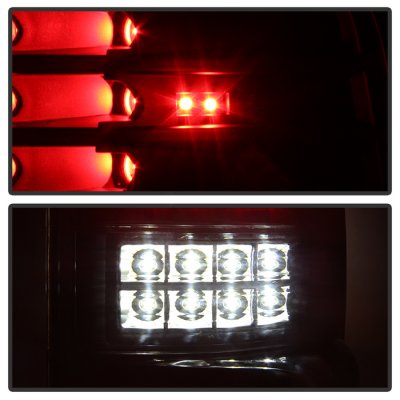 Ford F150 2004-2008 Black Full LED Tail Lights