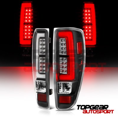 Chevy Colorado 2004-2012 Black LED Tail Lights Tube