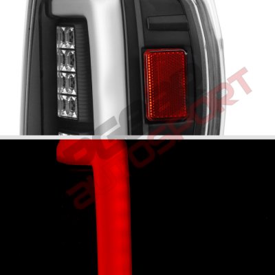 Chevy Colorado 2004-2012 Black LED Tail Lights Tube