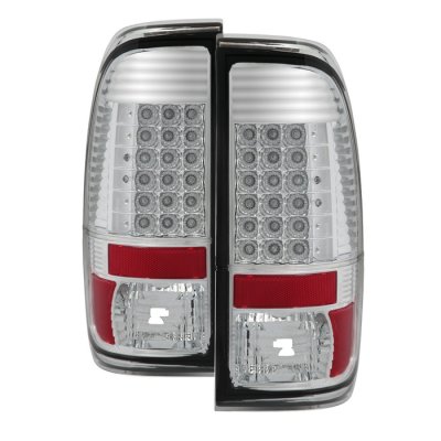 Ford F450 Super Duty 2008-2016 Chrome LED Tail Lights