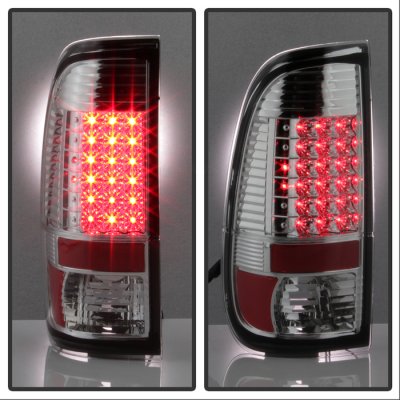 Ford F450 Super Duty 2008-2016 Chrome LED Tail Lights